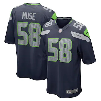 mens nike tanner muse college navy seattle seahawks game pl
